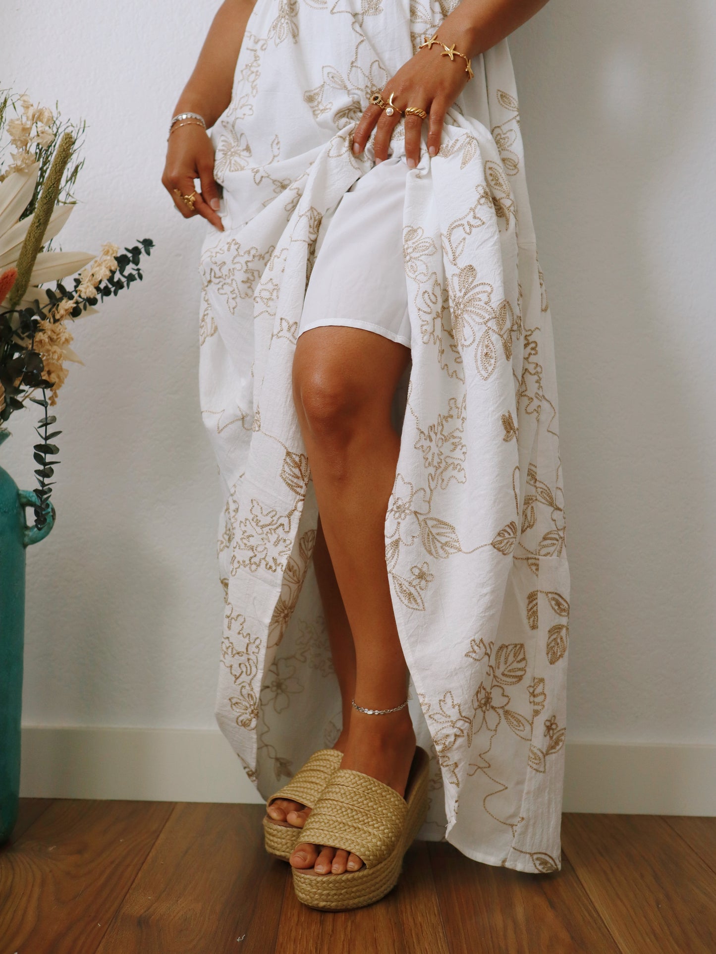 Catalina Embroidered Dress