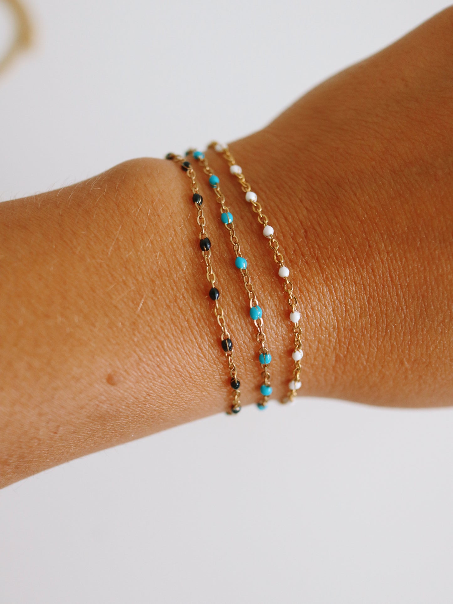 White Satellite Bracelet/Anklet