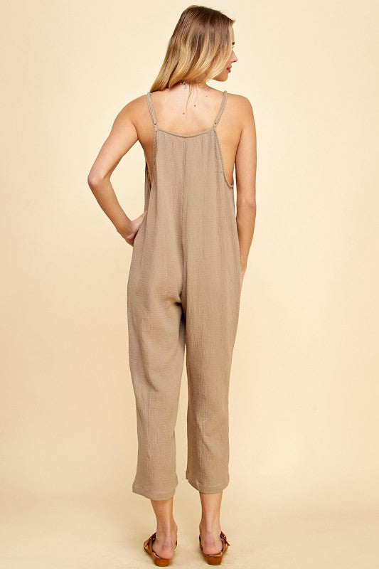 Cotton Gauze Jumpsuit