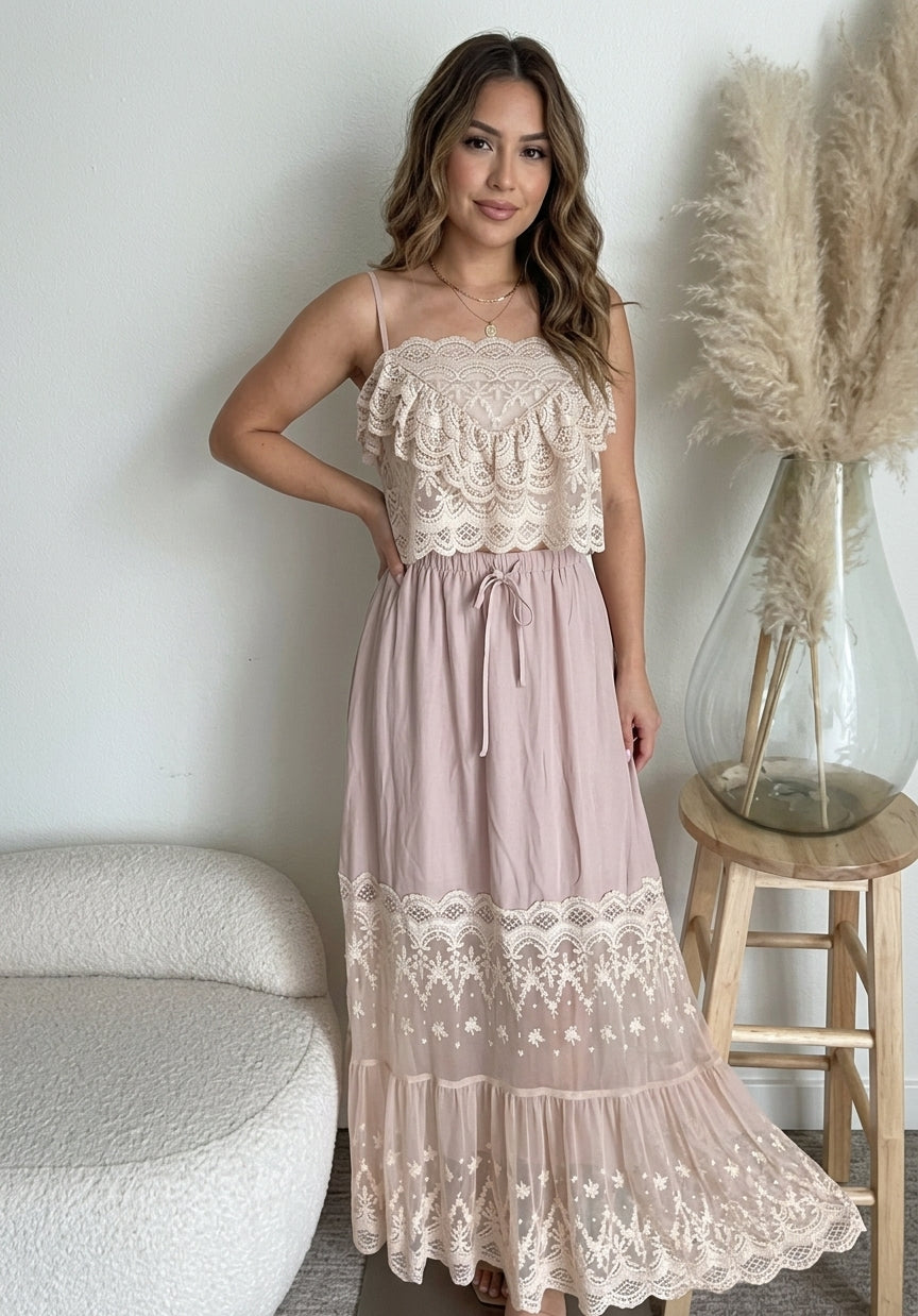 Harper Lace Skirt