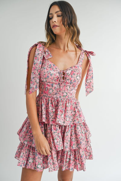 Rose Garden Floral Dress