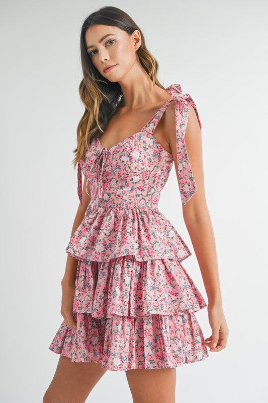 Rose Garden Floral Dress