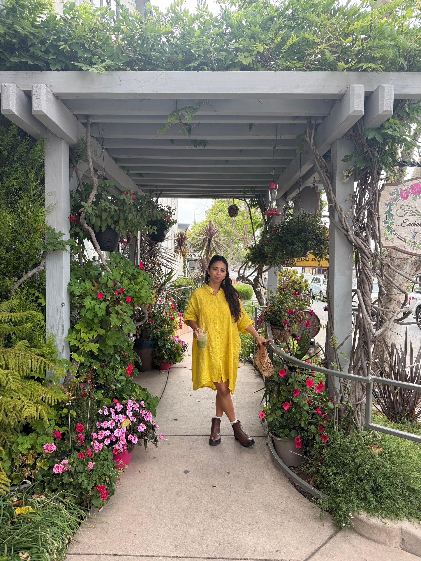 Soleil Linen Tunic Dress