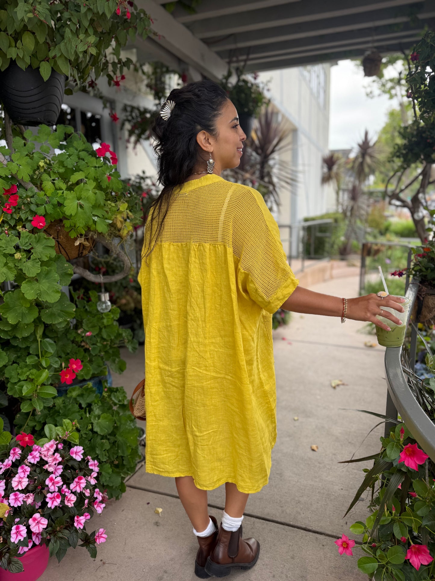 Soleil Linen Tunic Dress