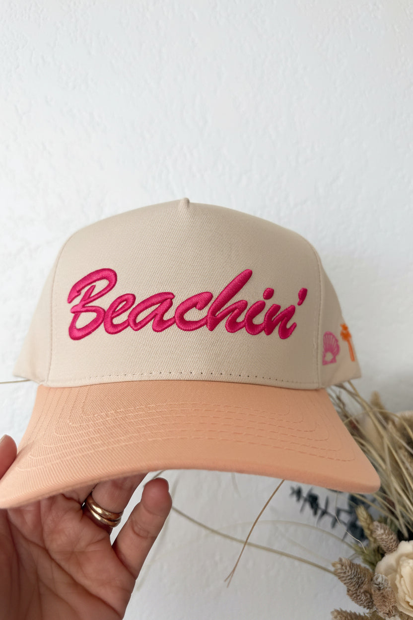 Beachin' Embroidered Cap