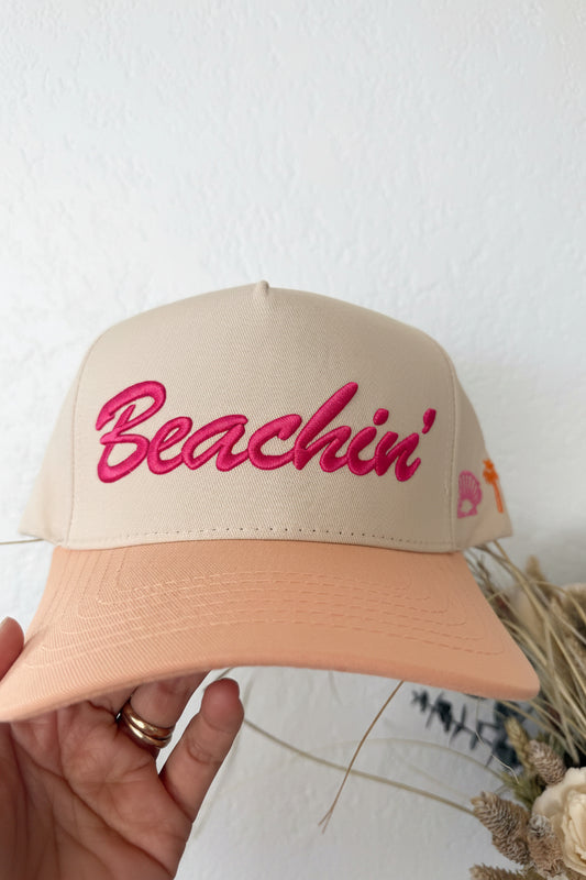 Beachin' Embroidered Cap