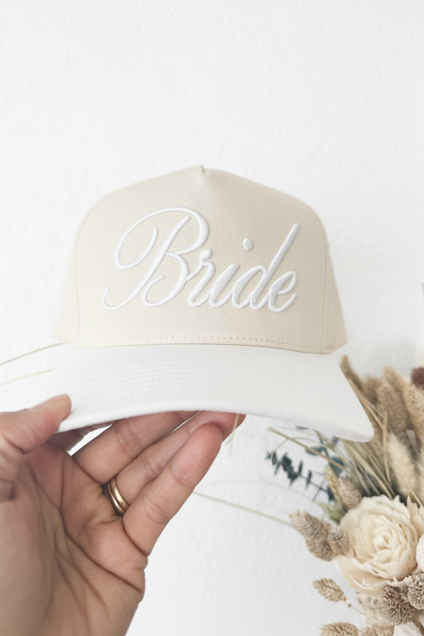 Bride Embroidered Cap