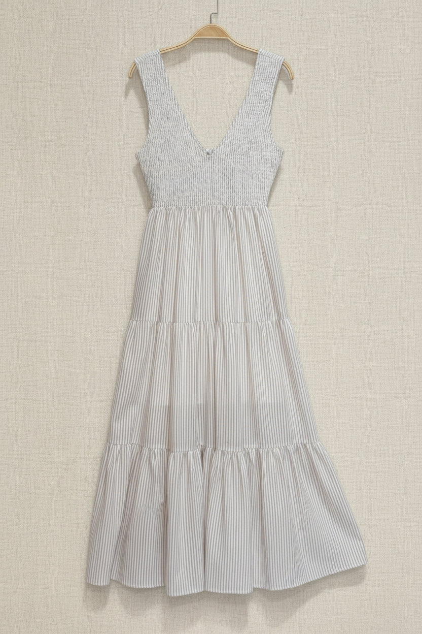 Vera Striped Cotton Dress