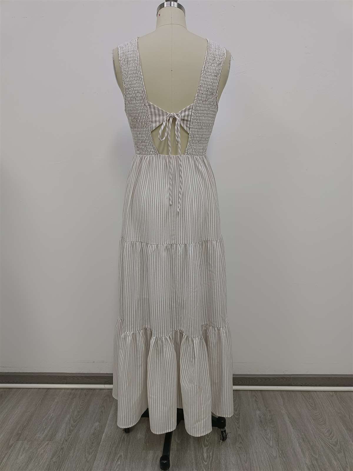 Vera Striped Cotton Dress