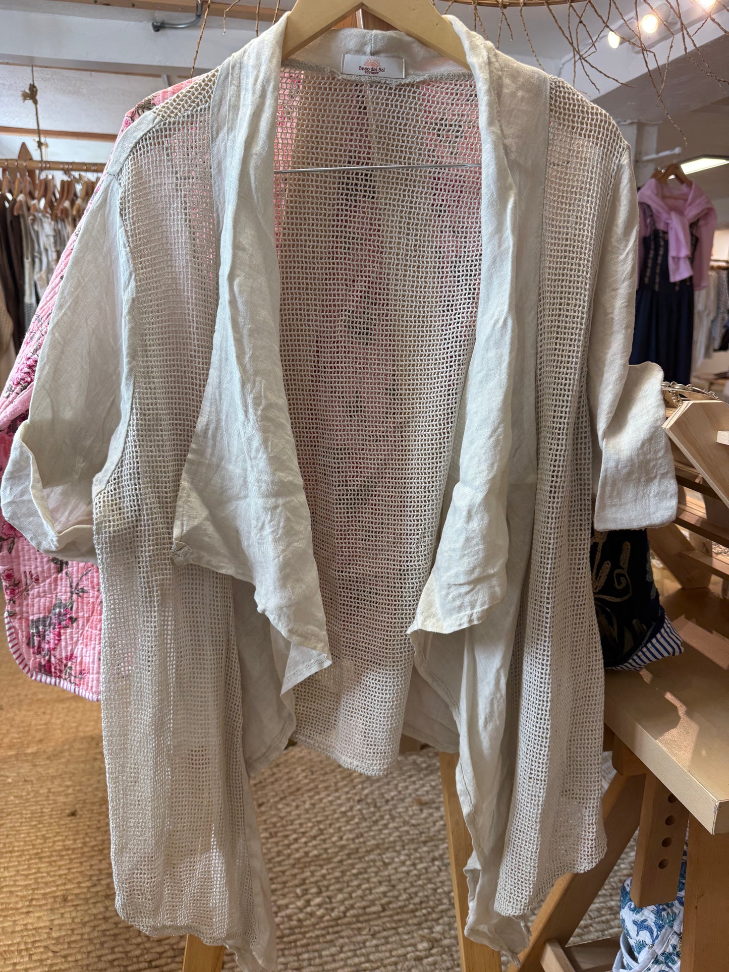 Sahara Linen Cardigan