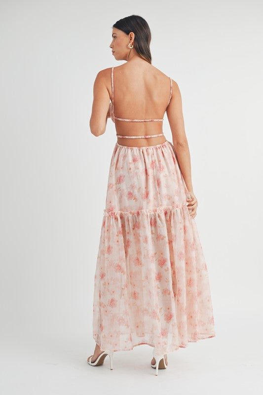 Magnolia Open Back Maxi Dress