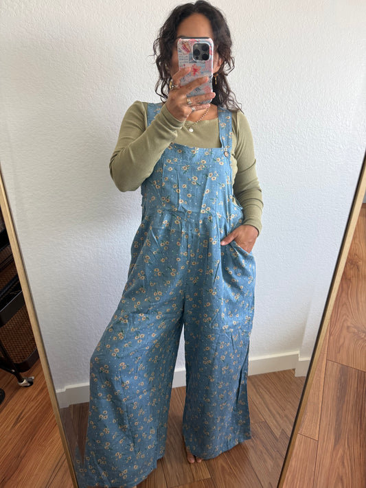 Daisy Flowy Overalls