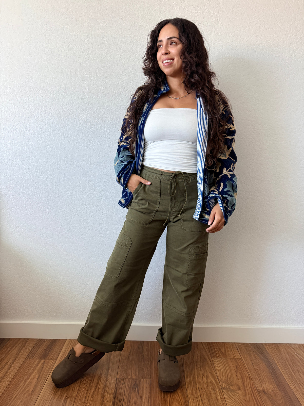 Olive Cargo Pants