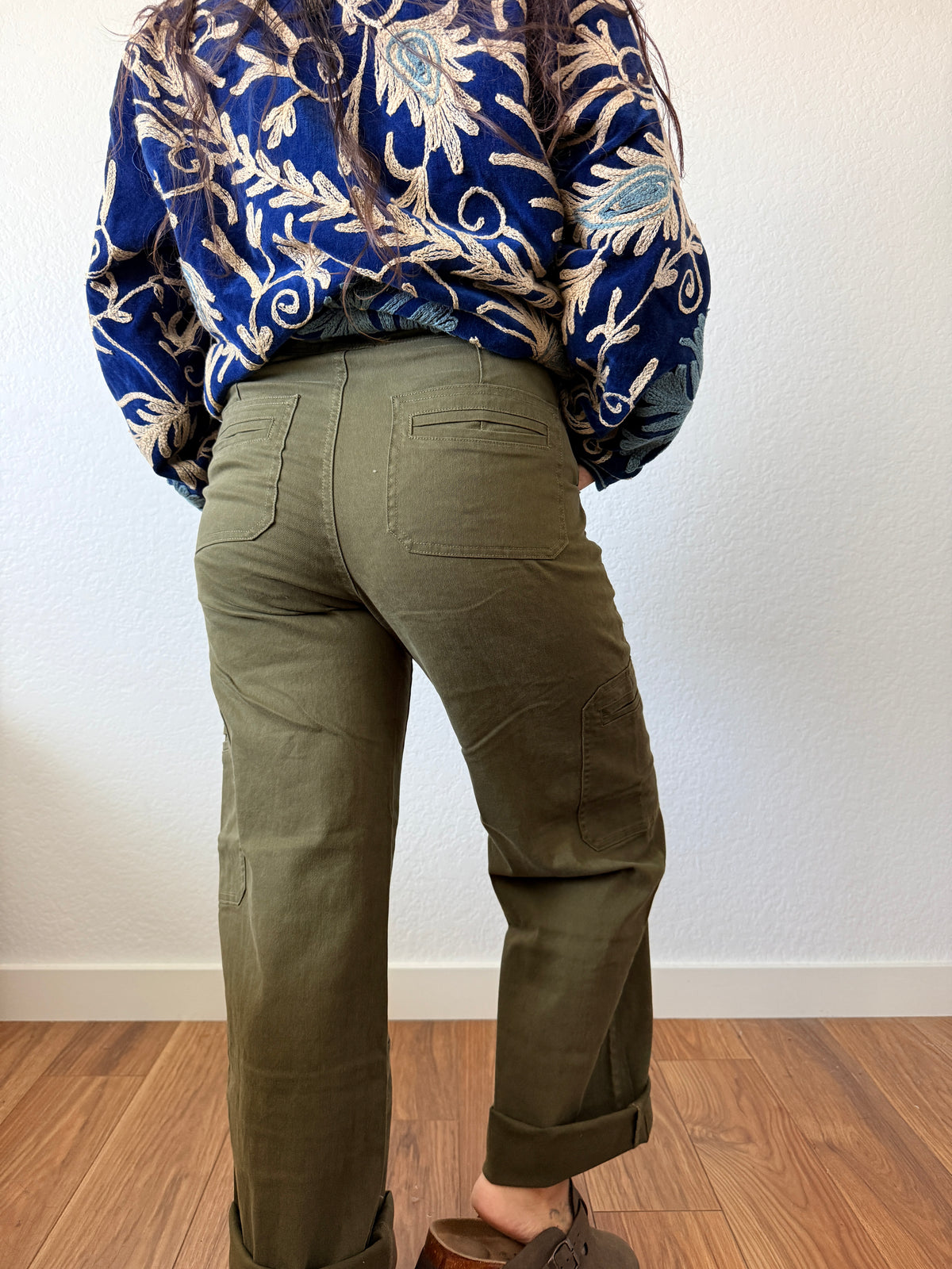 Olive Cargo Pants