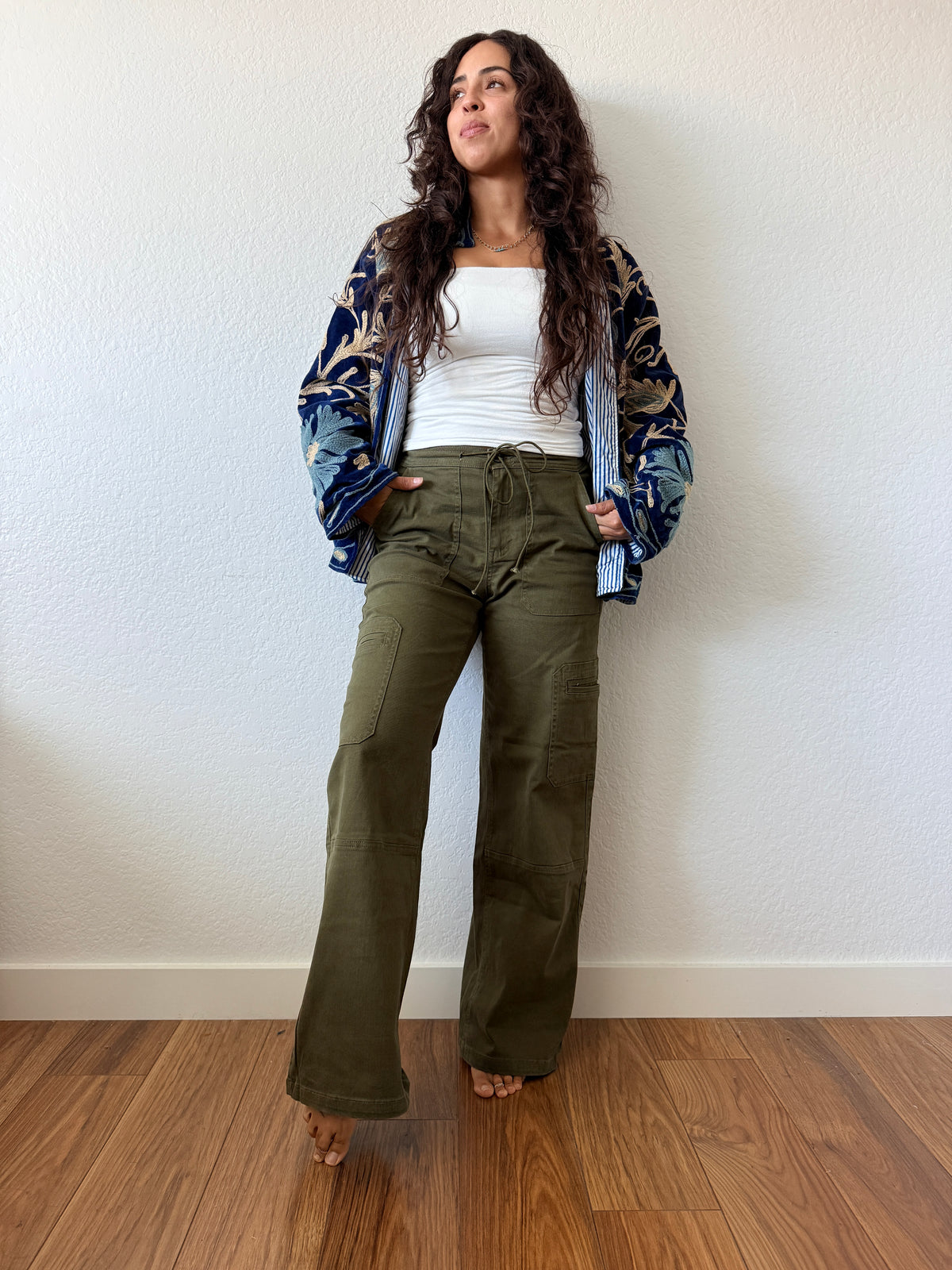 Olive Cargo Pants
