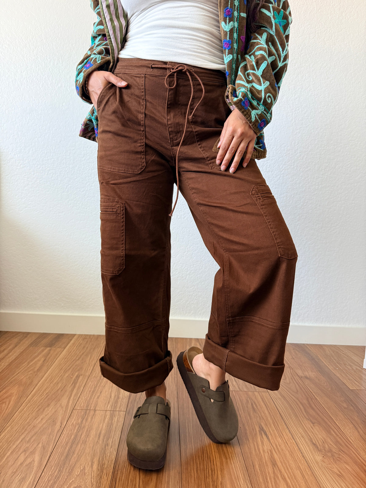Chocolate Cargo Pants
