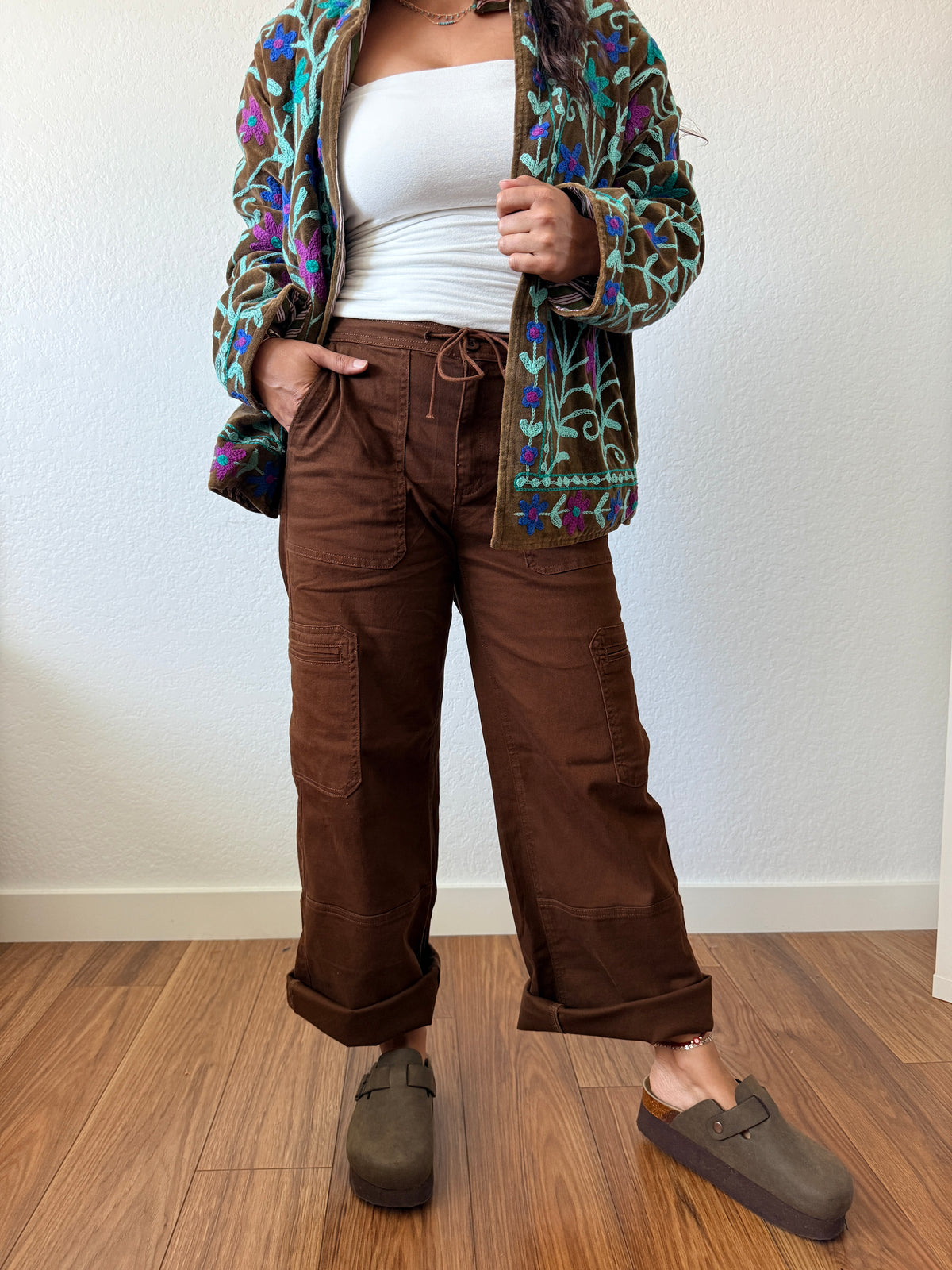 Chocolate Cargo Pants