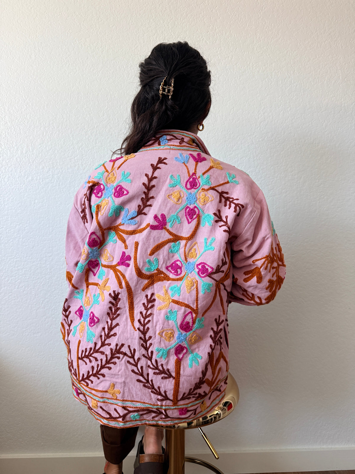 Pink Lotus Cotton Jacket
