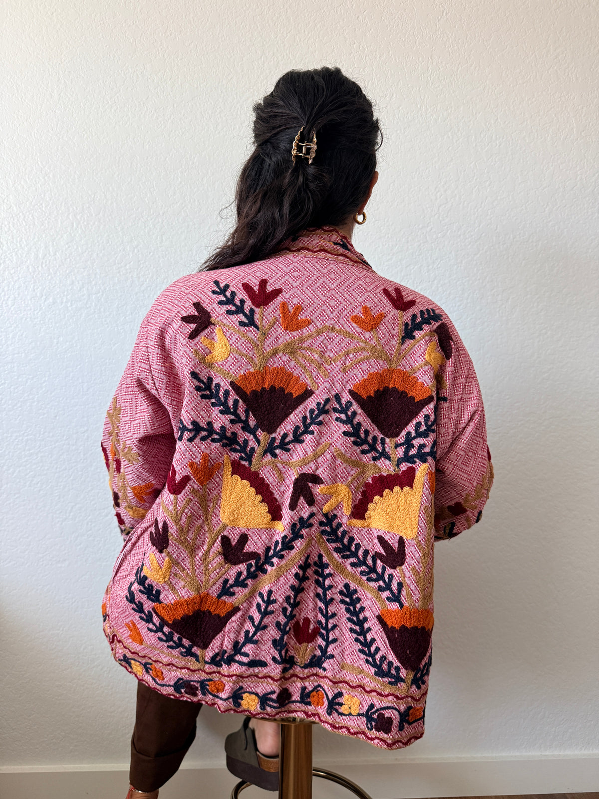 Amaranth Cotton Jacket