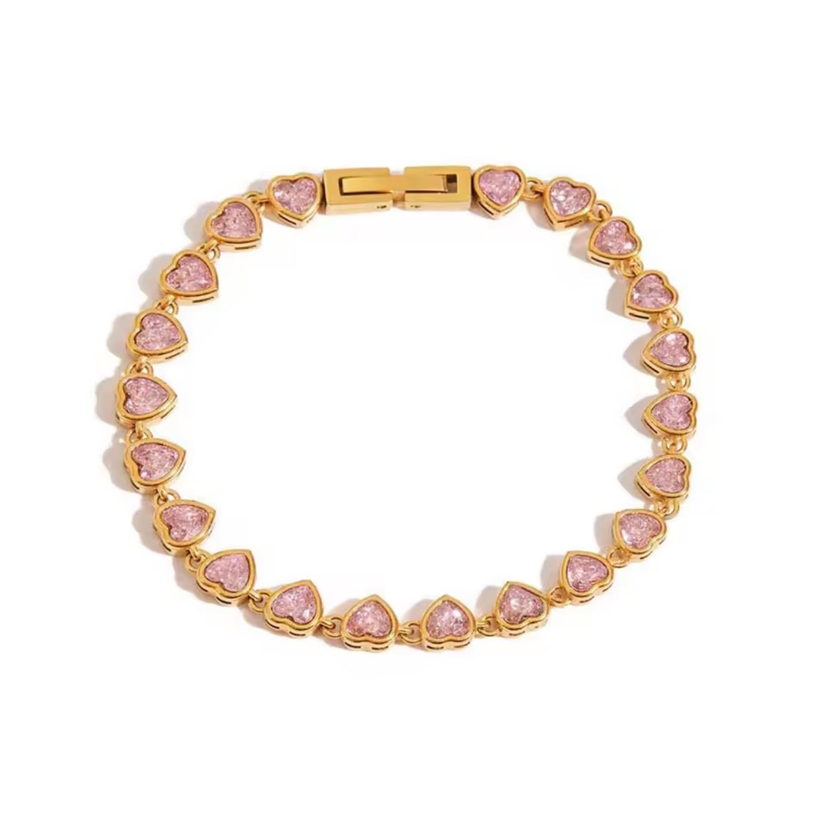 Pink Heart Bracelet