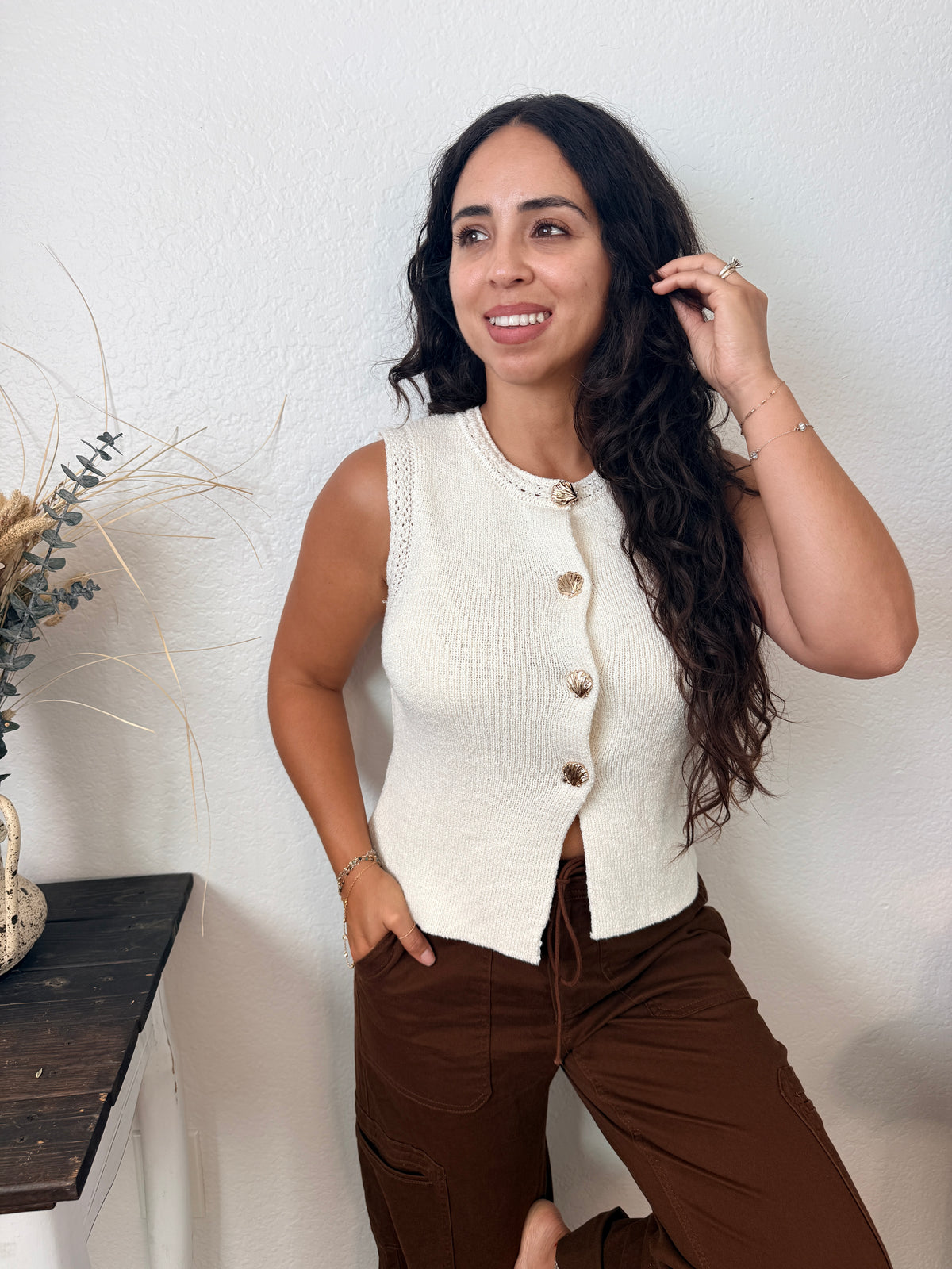 Sea Shell Knit Top