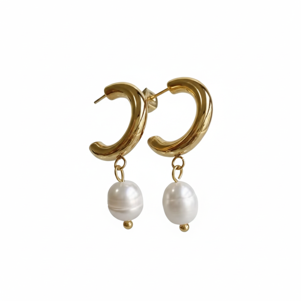 Pearl Hoops