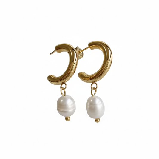 Pearl Hoops
