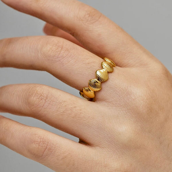 Goldie Shell Ring