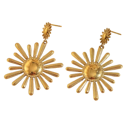 Sunray Flower Earrings