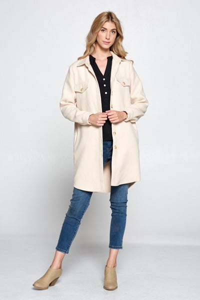 Oversized Oatmeal Jacket