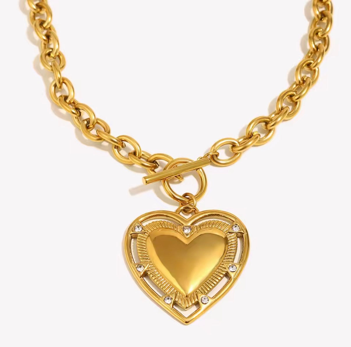 Chunky Heart Necklace