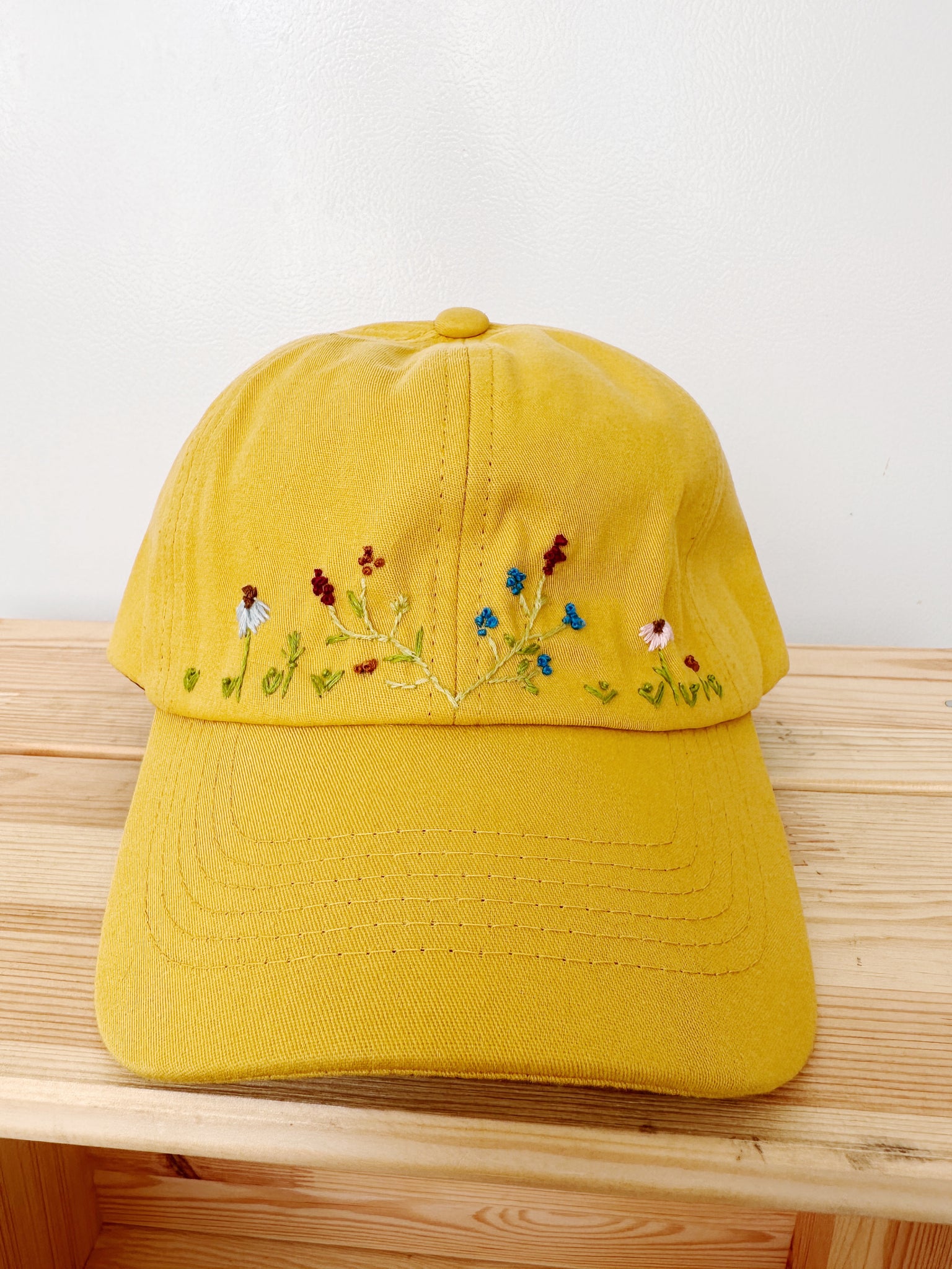 Primavera Hand Embroidered Cap