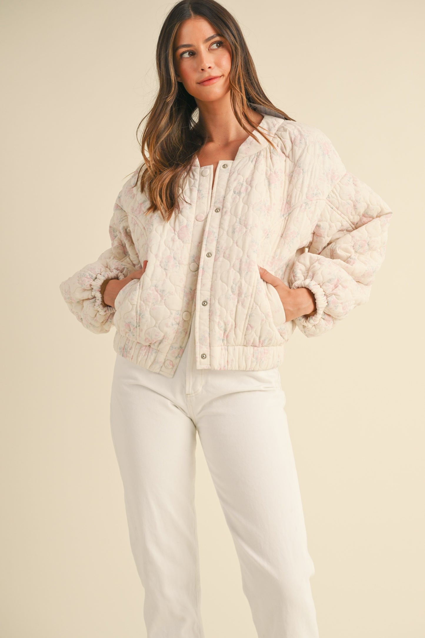 Floral Quilted Jacket