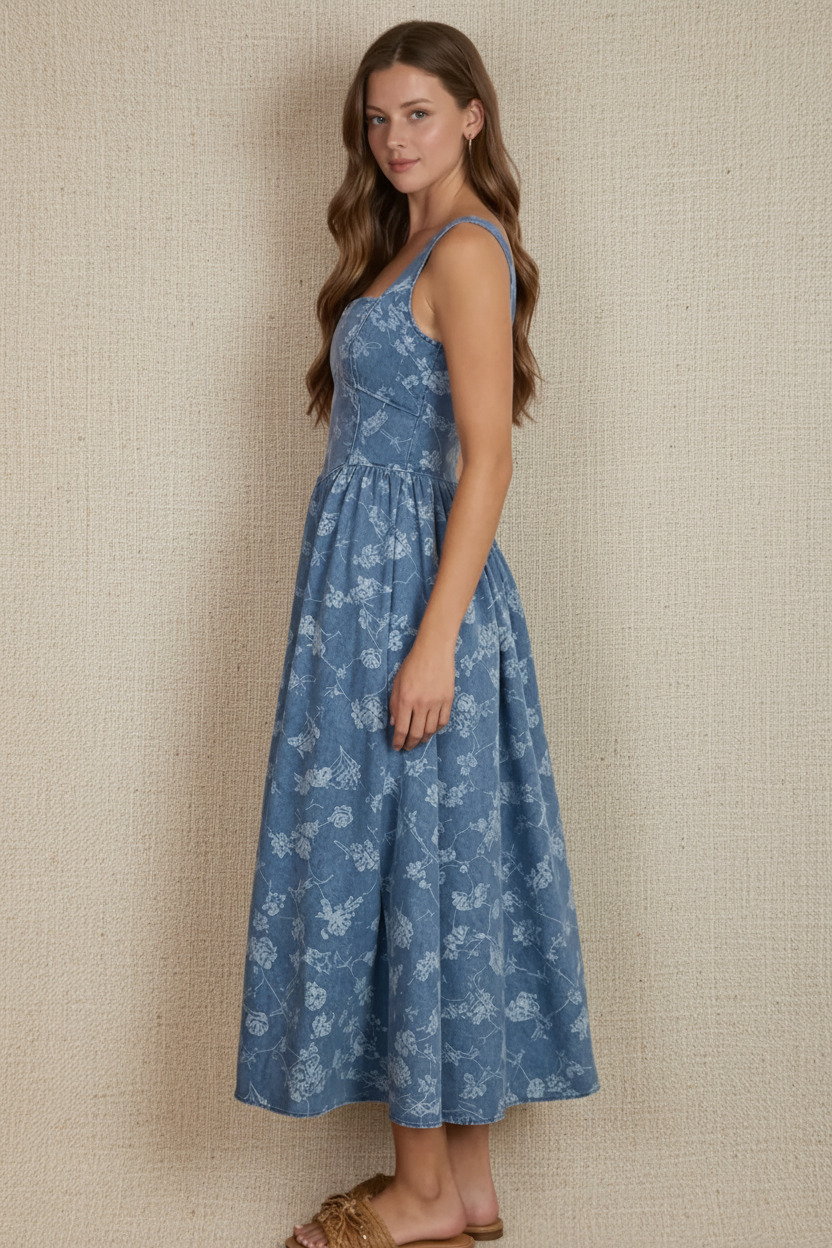 Corset Jacquard Dress
