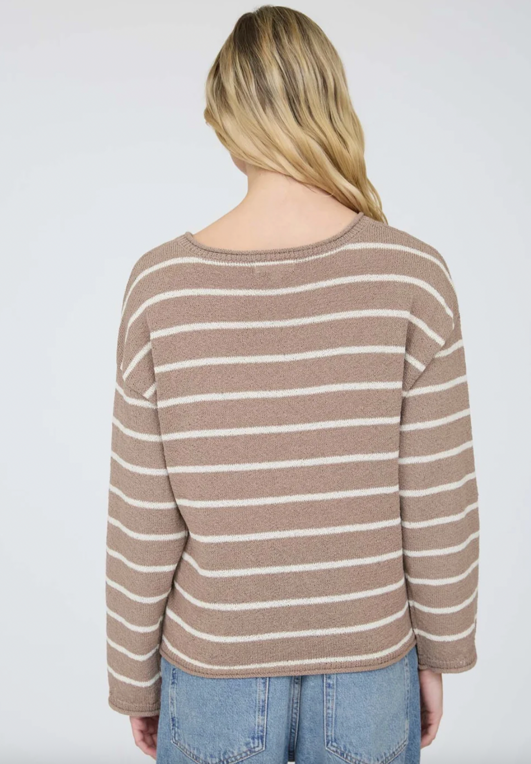 Mocha Striped Sweater