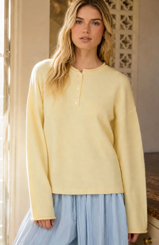 Butter Yellow Ultra Soft Sweater