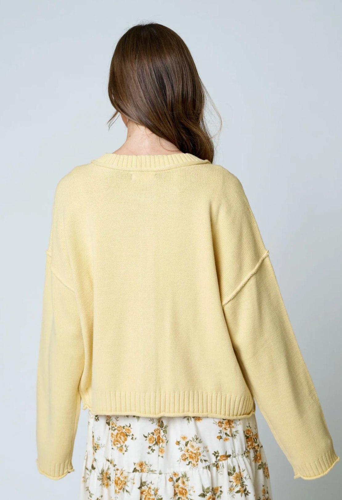 Butter Yellow Cardigan