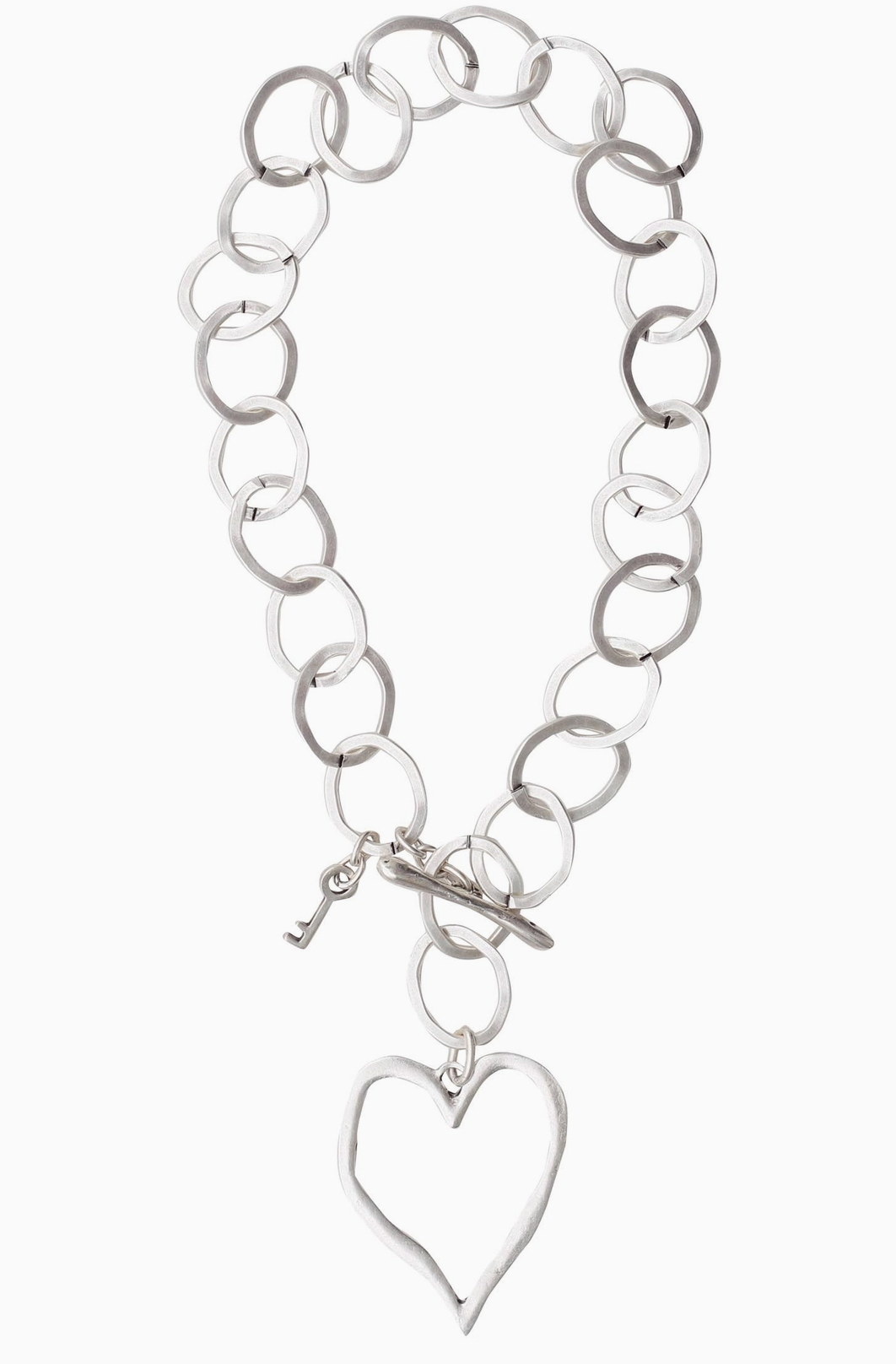 Heart Paperclip Necklace