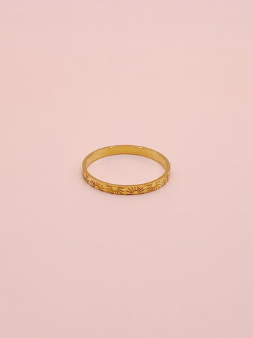 Sun Thin Band Ring