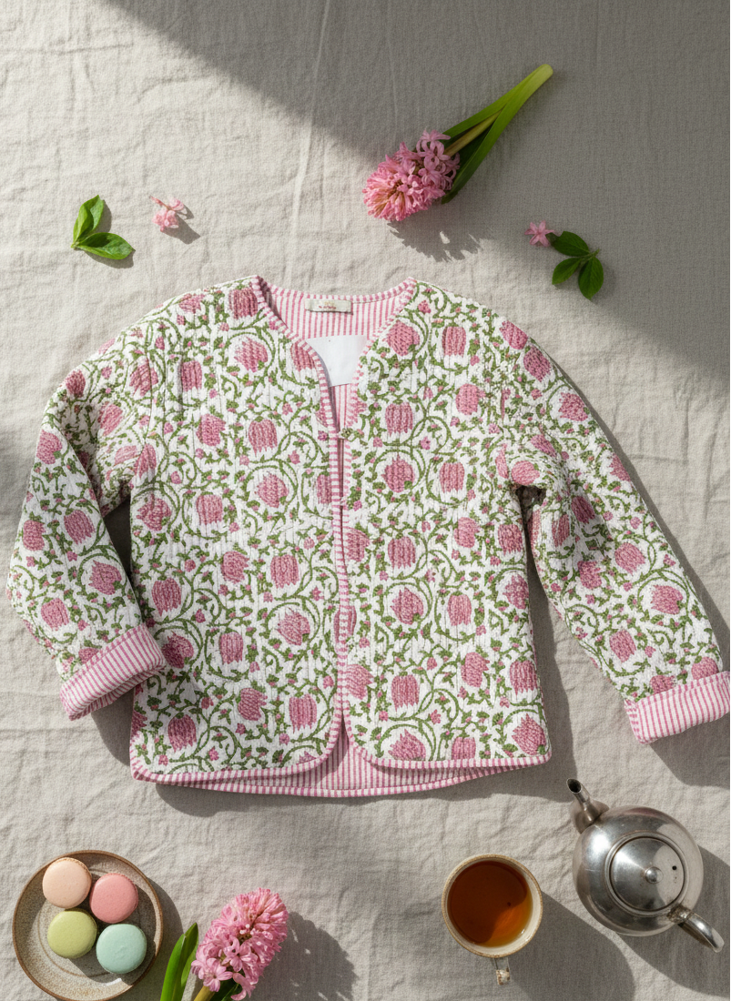 Amaranth Cotton Jacket