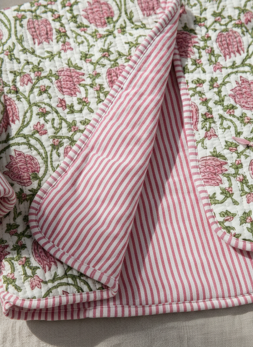 Amaranth Cotton Jacket