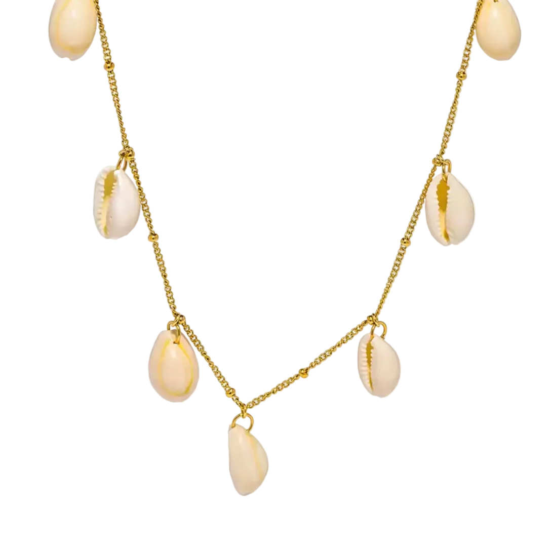 Cowrie Charm Necklace
