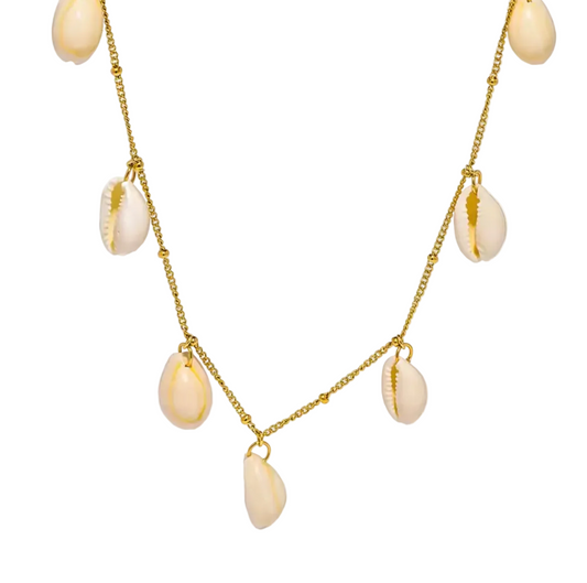 Cowrie Charm Necklace