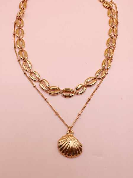 Goldie Cowrie Necklace