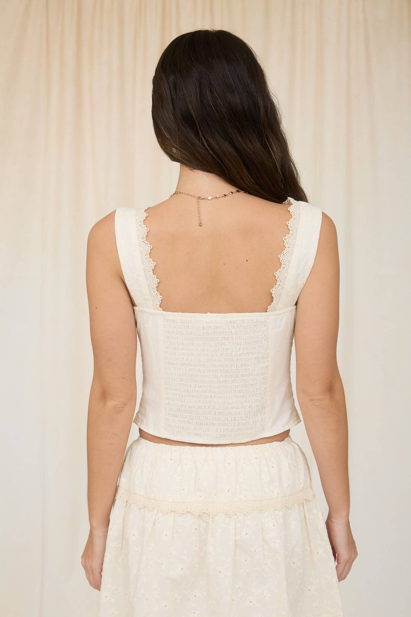 Lace Trim Top