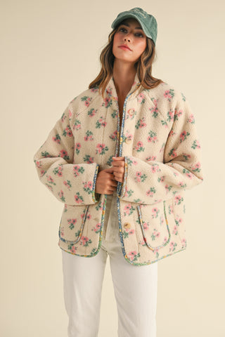 Rose Sherpa Jacket