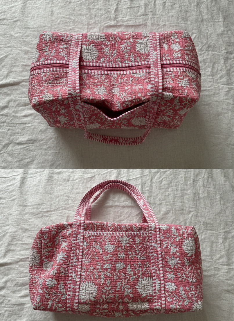 Pink Lilly Duffle Bag