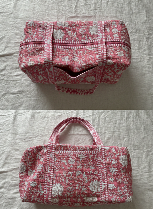 Pink Lilly Duffle Bag