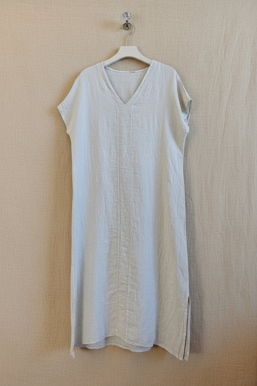 White Linen Tunic Dress