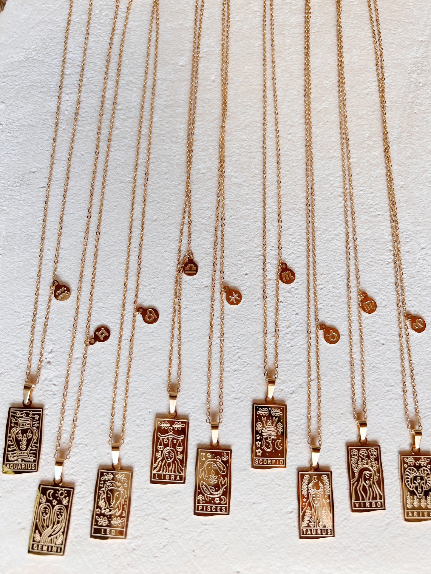 Zodiac Medallion Necklaces